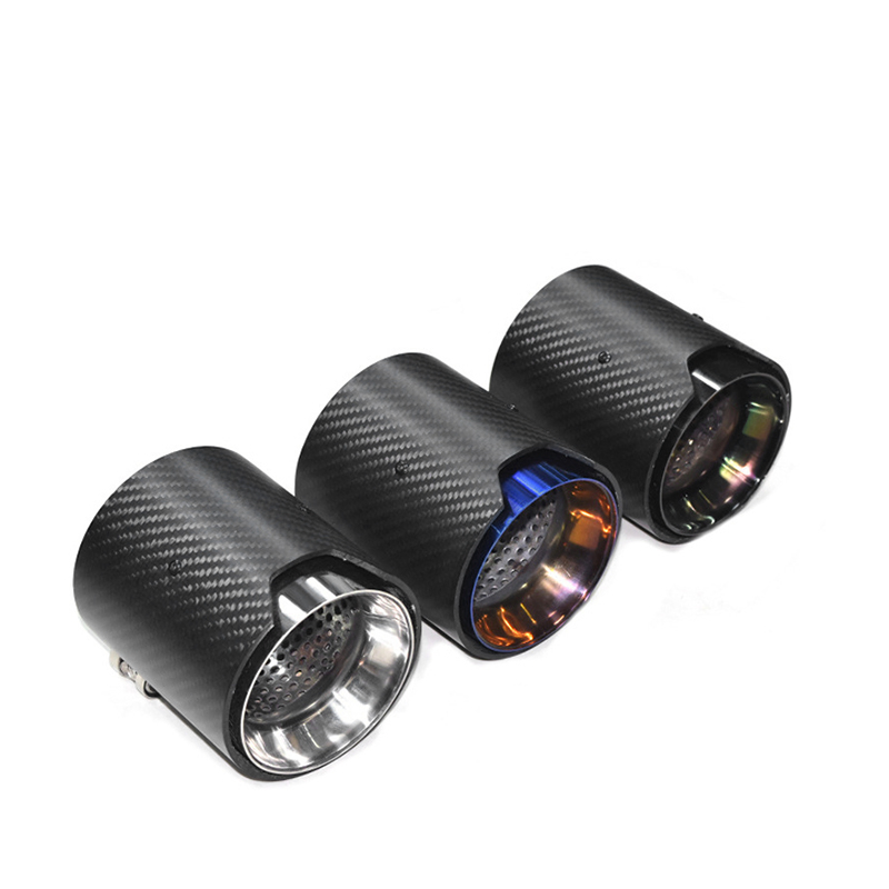 Карбоновые насадки на глушитель M Performance черные