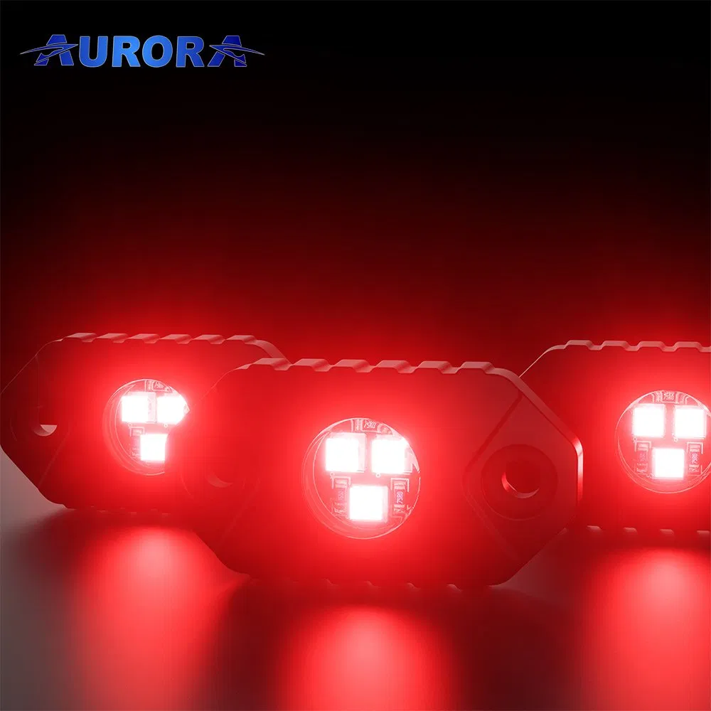 Беспроводная RGB-лампа для авто с управлением через приложение