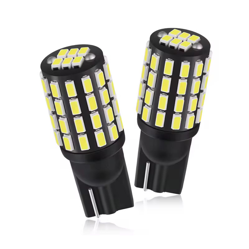 Светодиодные лампы T10 W5W для авто, 54 SMD, 6000K-6500K