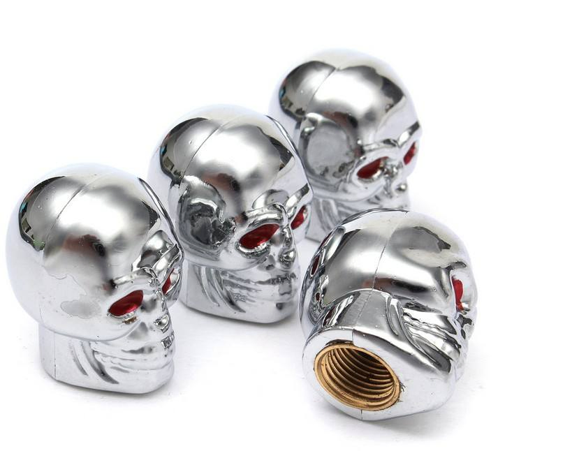 Колпачки для ниппелей Skull, 4 шт.