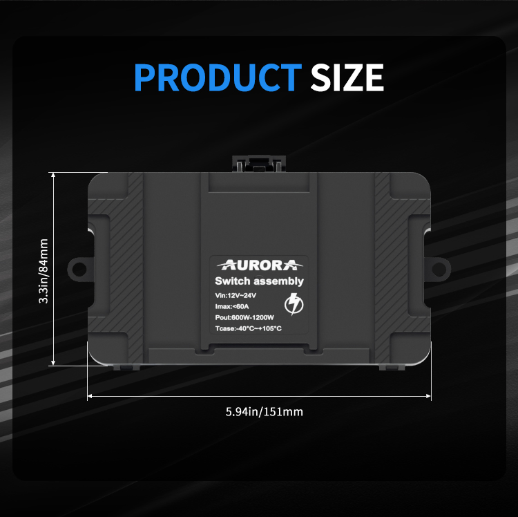 Aurora Universal 8 Gang Switch Panel Marine Boat SUV ATV UTV Truck 4X4 12V 24V Offroad LED Switch Panel Circuit Control Box