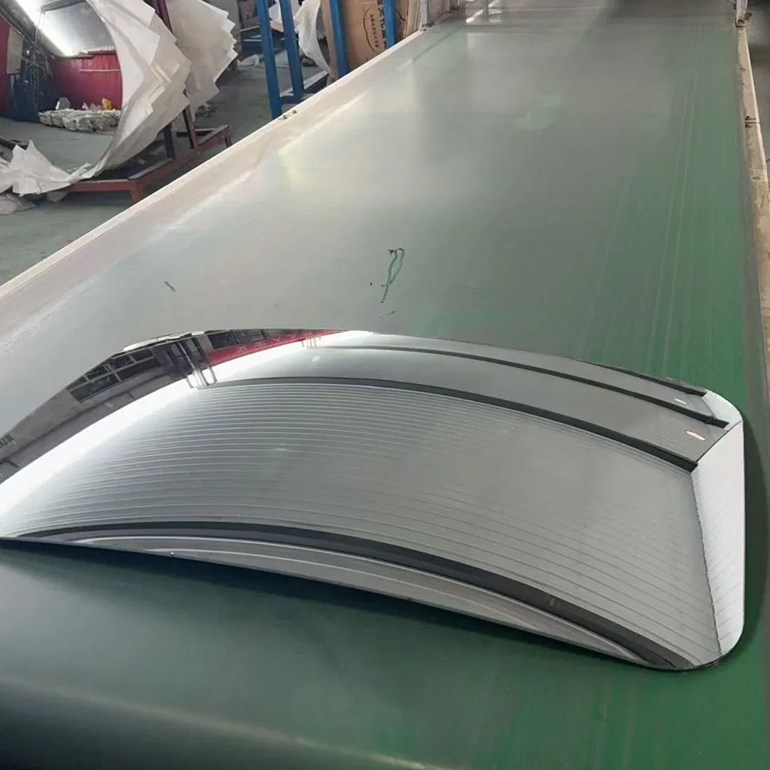 2mm Float Glass Single Chrome Coated Bent Mirror Curved Mirror for Rearview Car