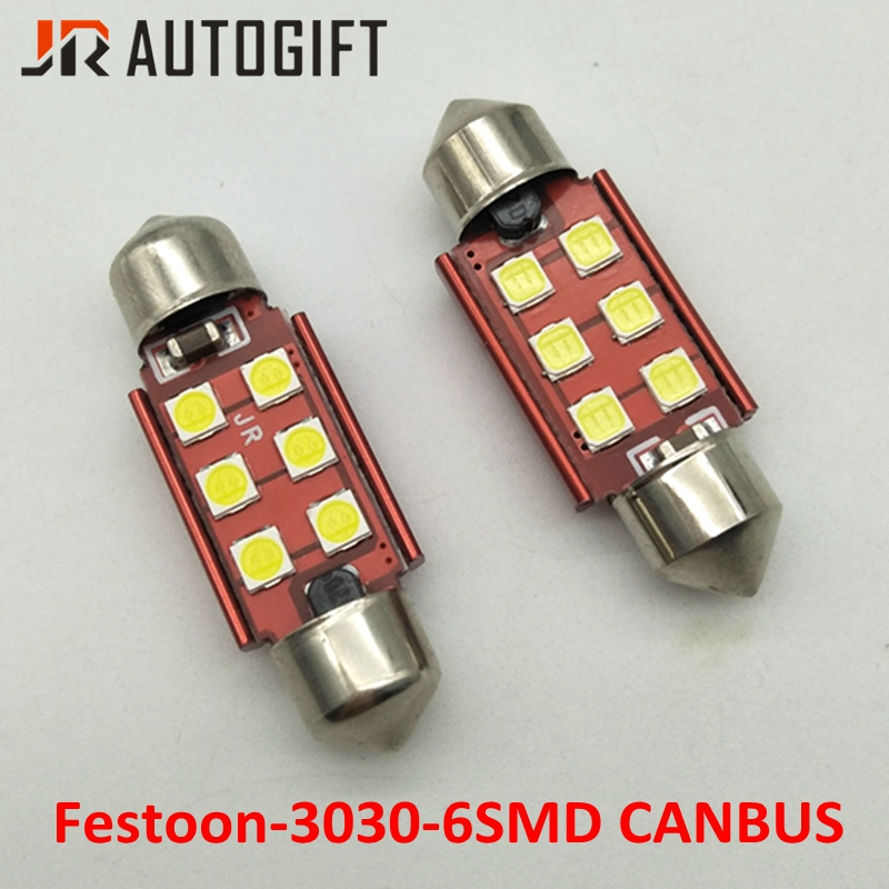 Светодиодные лампы для подсветки номерного знака FT Canbus 6LED