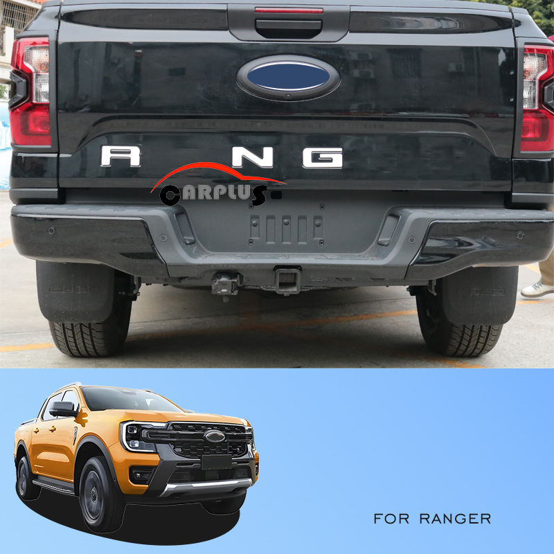 Auto Accessories Tail Gate Letter Sticker for Ranger T9 2023 Car Emblems Tailgate Inserts Decals Sticker Lamp Cover Body Kits Accessories