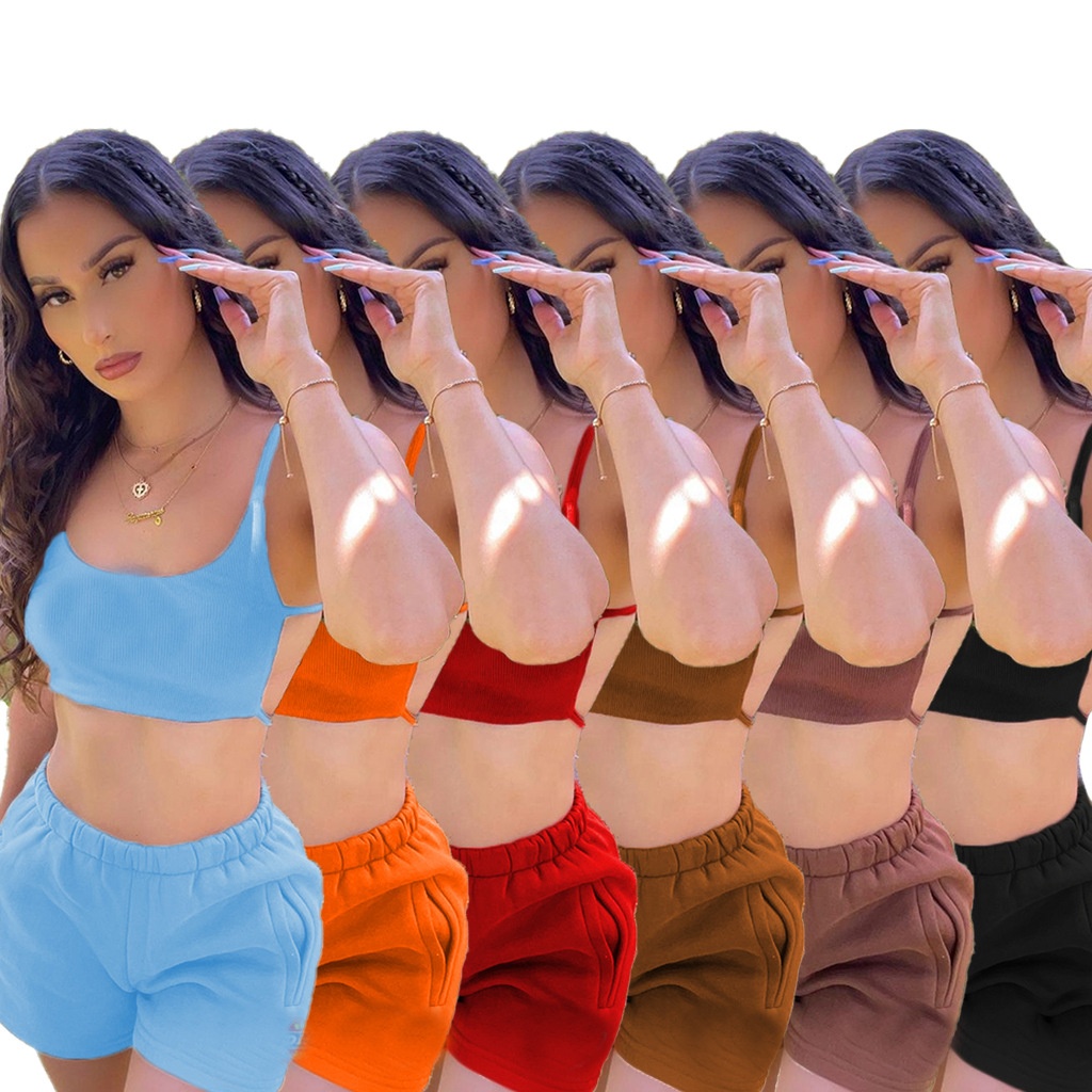 Комплект из двух предметов с логотипом Ropa De Mujer, весна-лето 2025, байкерские шорты