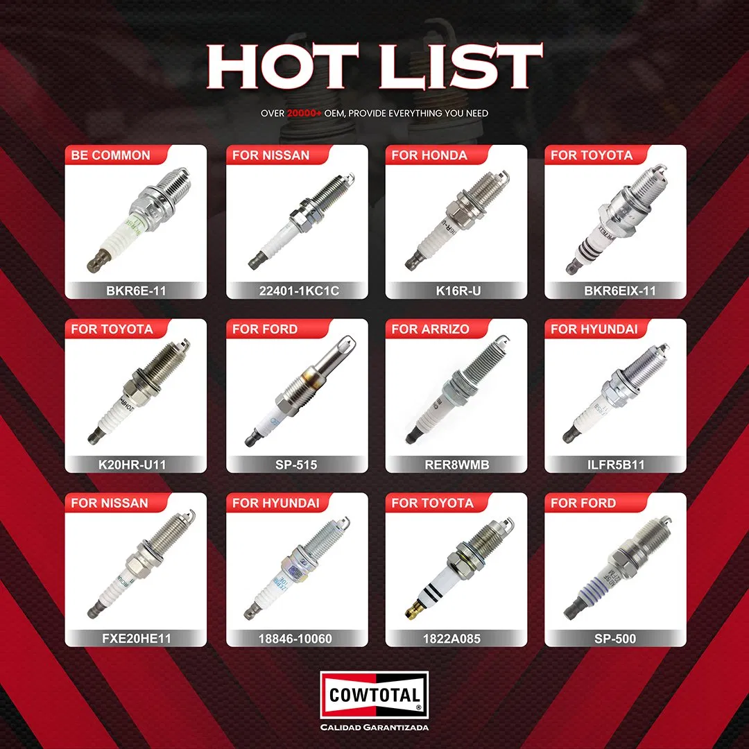 Иридиевые свечи зажигания Cowtotal для автомобилей