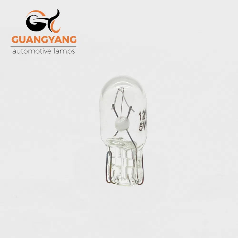 Лампа автомобильная T10 W5W 12V 5W прозрачная