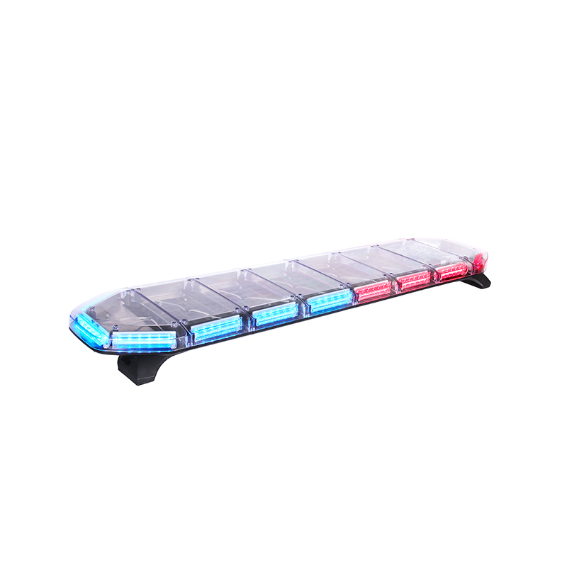 ECE R65 and Saej845 LED Recovery Rescue Vehicle Security Rotating Blue Emergency Lightbar in Linear Lens