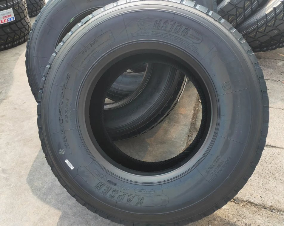 Super Single Wide-Base Truck Tire, High Load Capacity and Lightweight, a Perfect Replacement for Traditional Dual Tires.