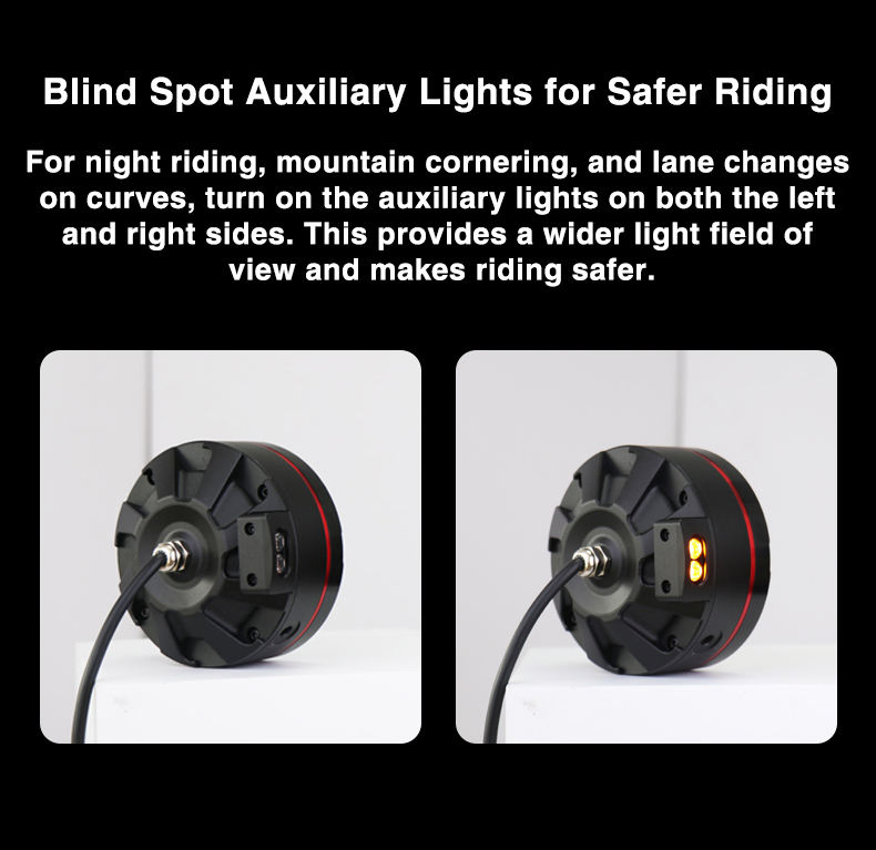 Motorcycle Light Jpad J5s 6 Color Halo High Bright Spotlight Yellow White180W LED Fog Lamp