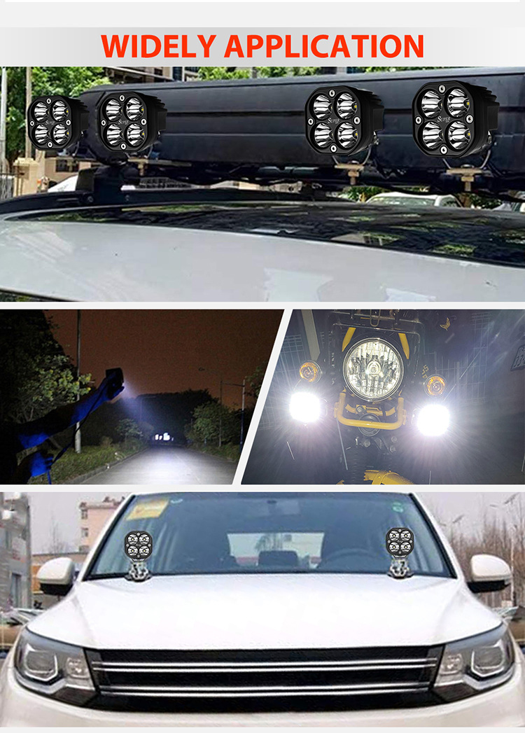 Светодиодные противотуманные фары внедорожника