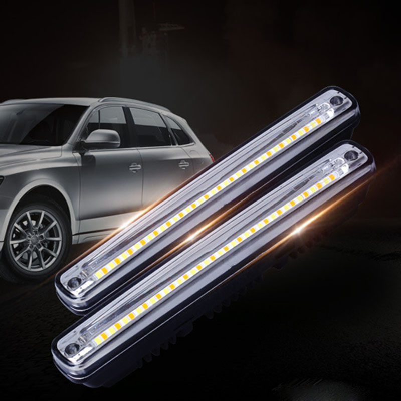 Двухцветные светодиодные ходовые огни и поворотники для авто