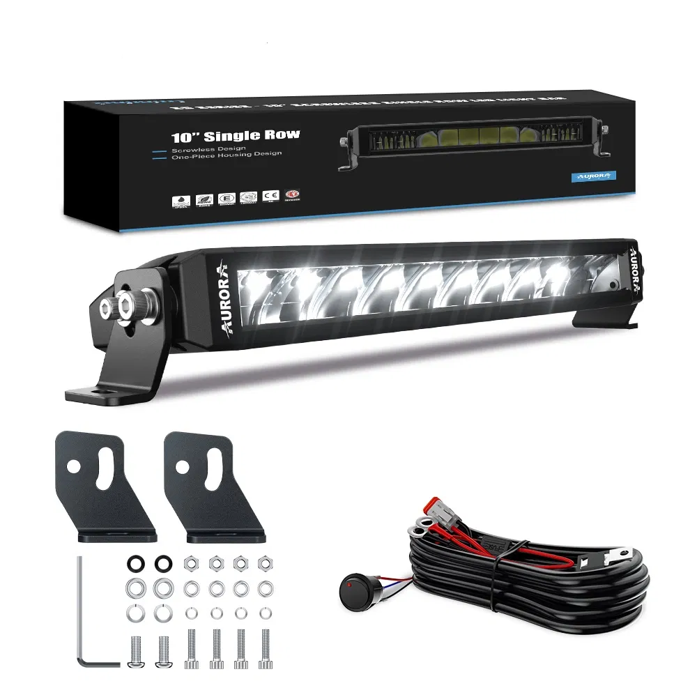 Dual Color RGB Single Row LED Lightbar for ATV UTV Truck