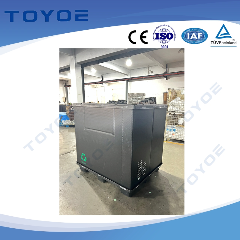 Soundproof Plastic Crates Euro Pallet Box Plastic Crate Box with Noise-Dampening Layers--Ideal for Electric Vehicle Parts Transport