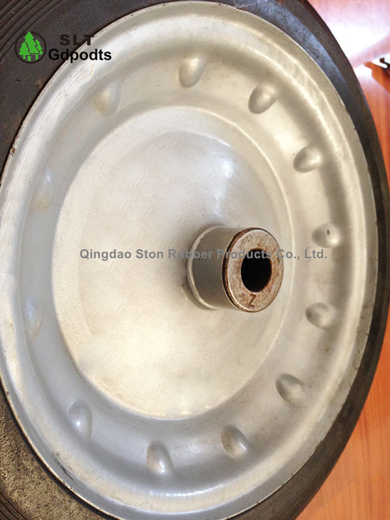 12 Inch Heavy Duty Trolley Wheels Rubber