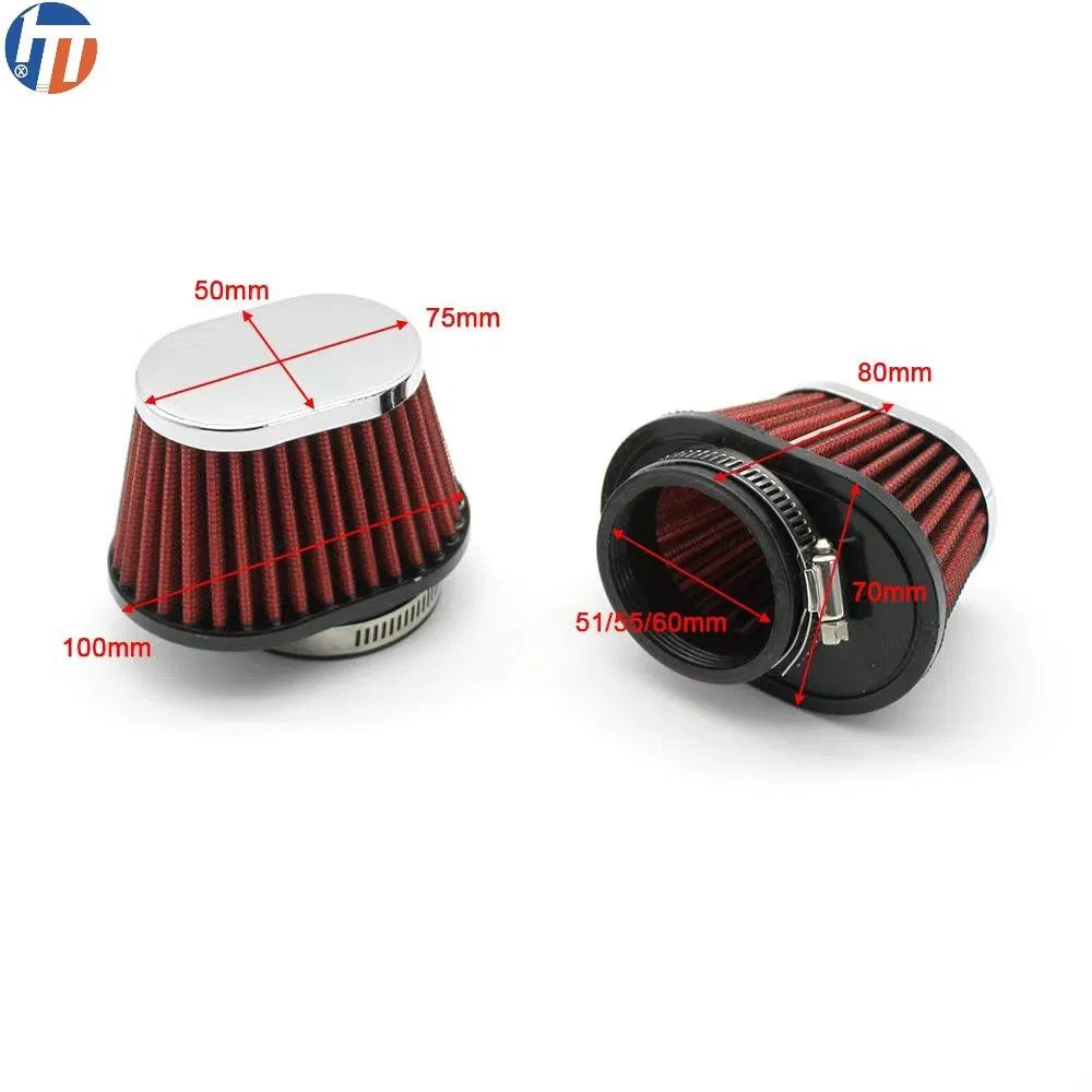 76mm 100mm Universal Car Large Flow Modified Mushroom Air Filter