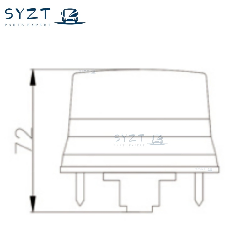 Сверхъяркие водонепроницаемые боковые поворотники для автобусов