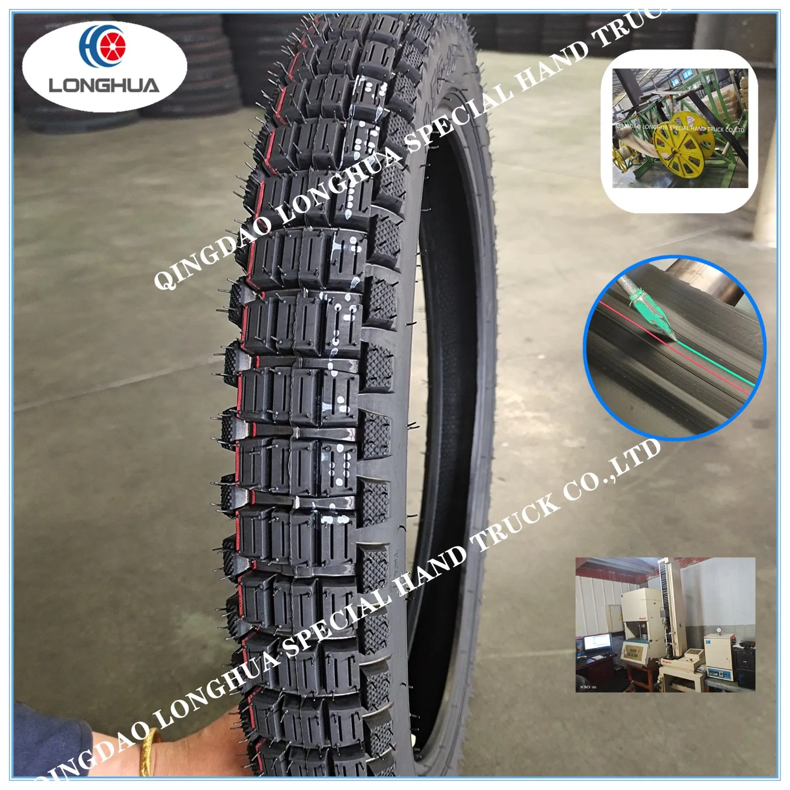 Мотошина 17 дюймов 6pr/8pr, нейлоновый корд, смешанный протектор