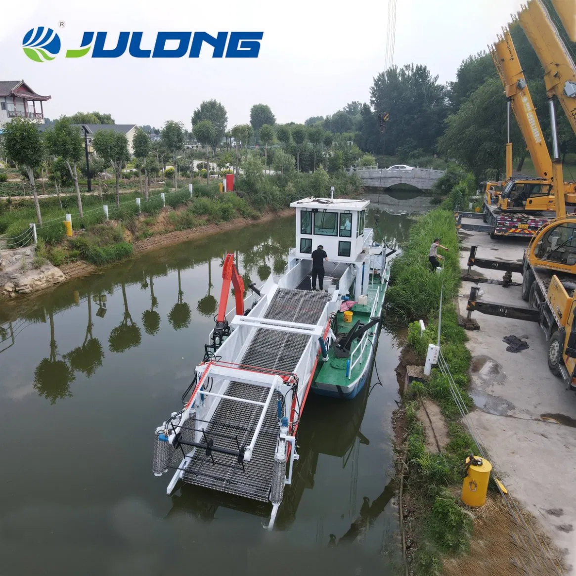 Гидроизвлекатель водного гиацинта JLAWH75