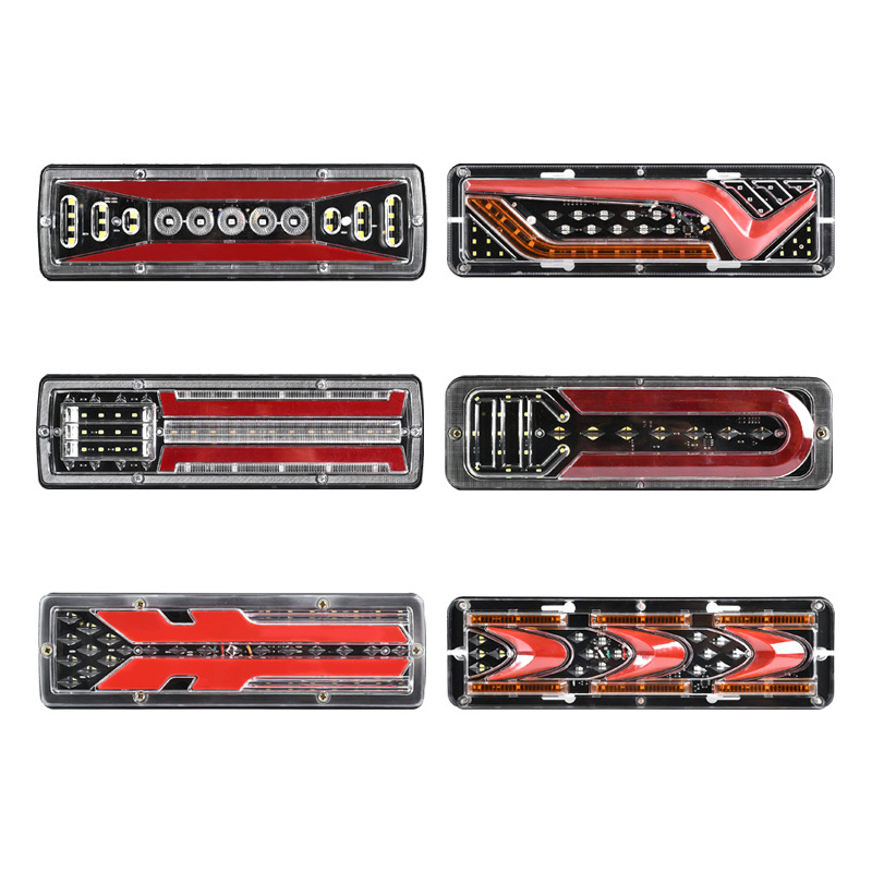 Trailer Truck Lighting System LED Tail Lights Taillights Marker Lights Rear Lamps