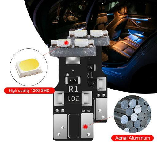 Светодиодная лампа W5W 360lm BKR для авто