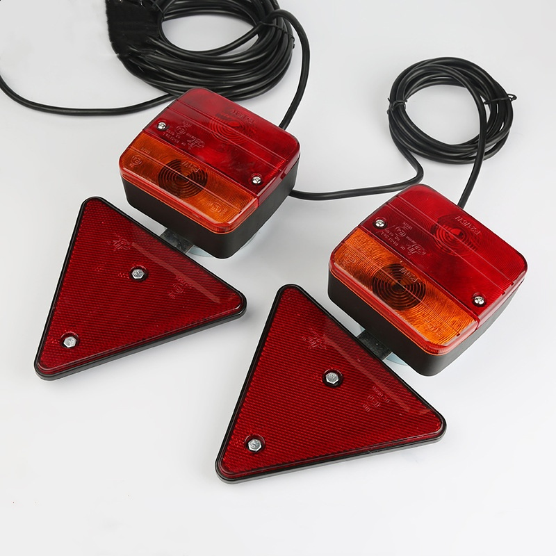 Trailer Lights LED Rear Tail Lamp Trailer Lighting Kits Cable with Magnets Reflectors