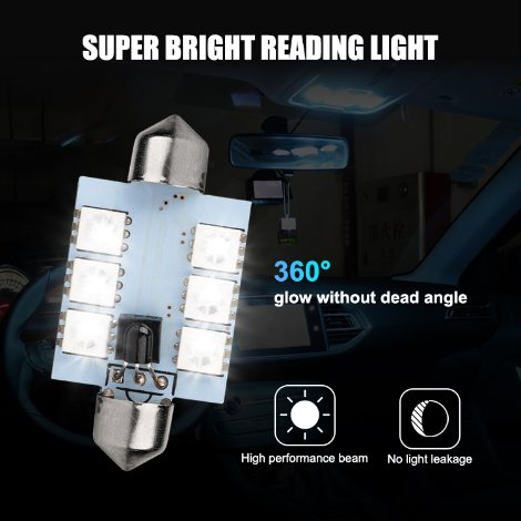 RGB LED подсветка салона BKR 12V, 6SMD, 5050