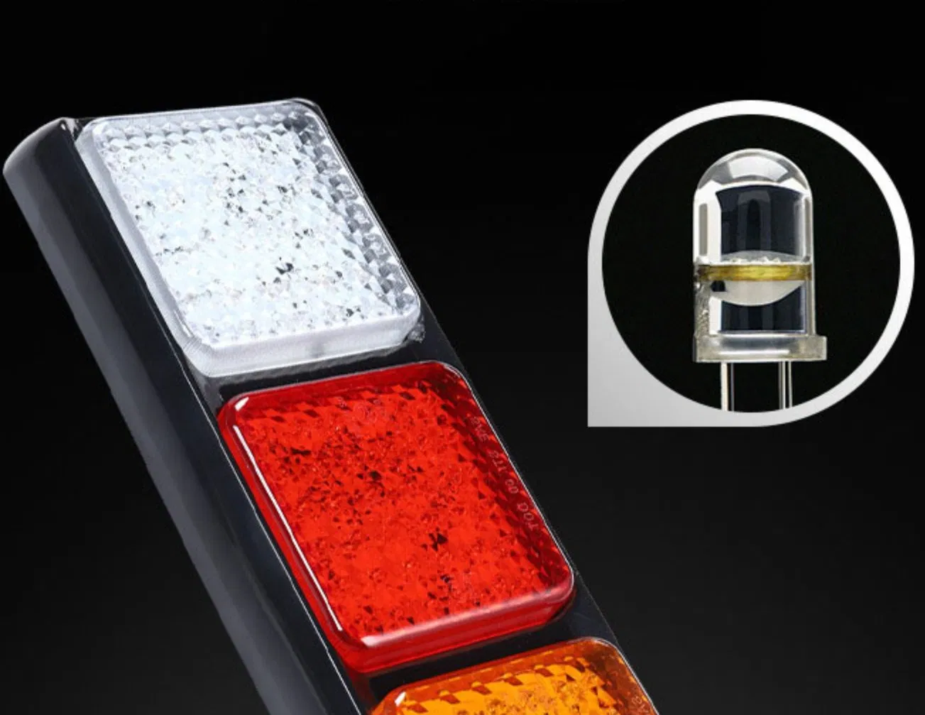 Светодиодная лампа для грузовика и прицепа 108 LED