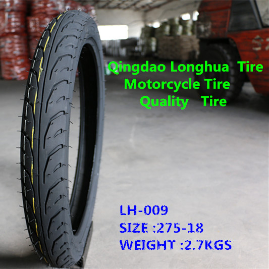 T/T T/L High Natural Rubber Percent 6pr Motorcycle Tyre for Brazil (2.75-18)