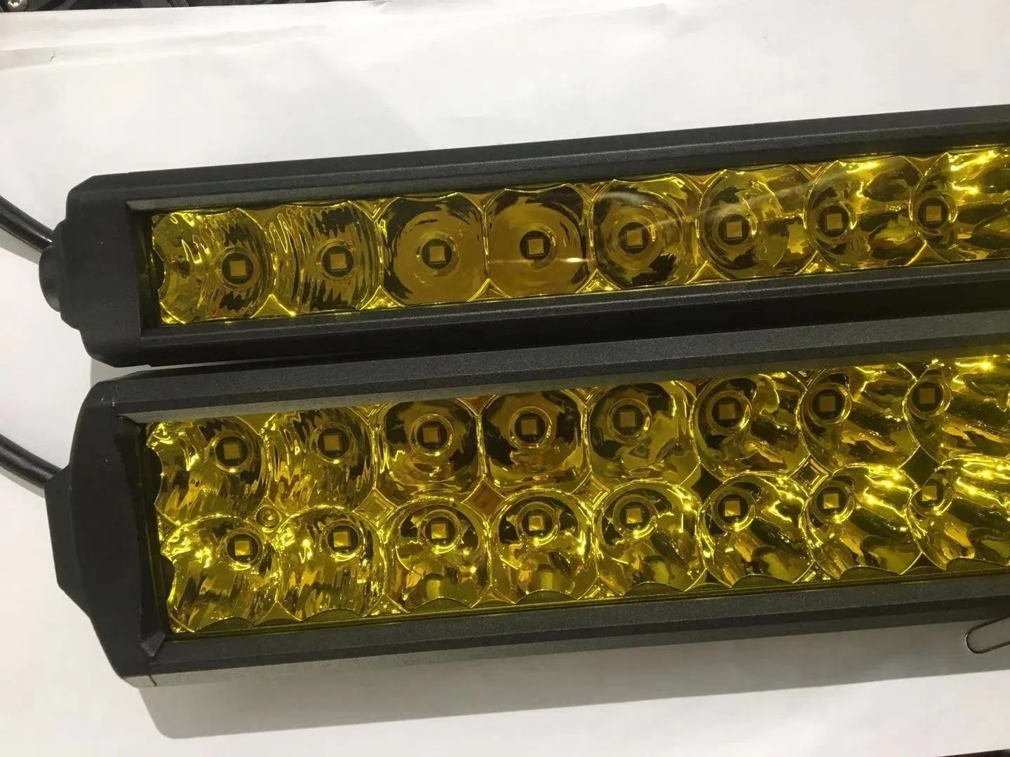 Светодиодная LED-панель для авто 12-50 дюймов, желтая