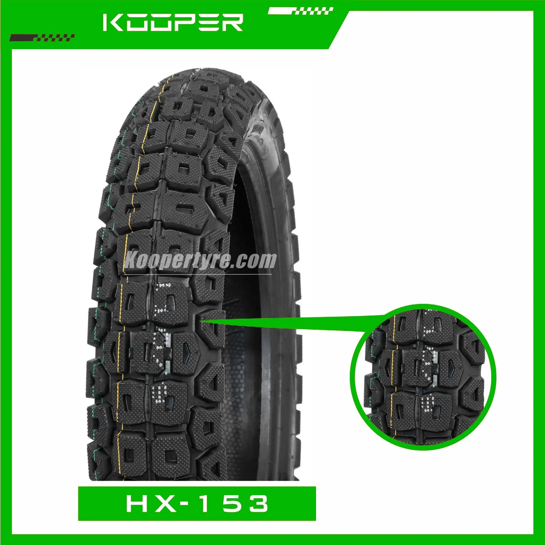 Durable Performance Motorcycle Tire /Tyre/Tubeless Set (110/90-16)
