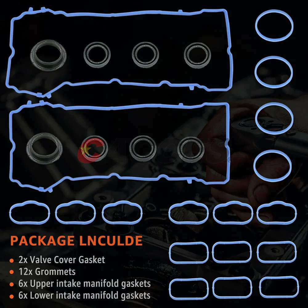 Комплект прокладок клапанной крышки 3.6L V6 для Chrysler, Dodge