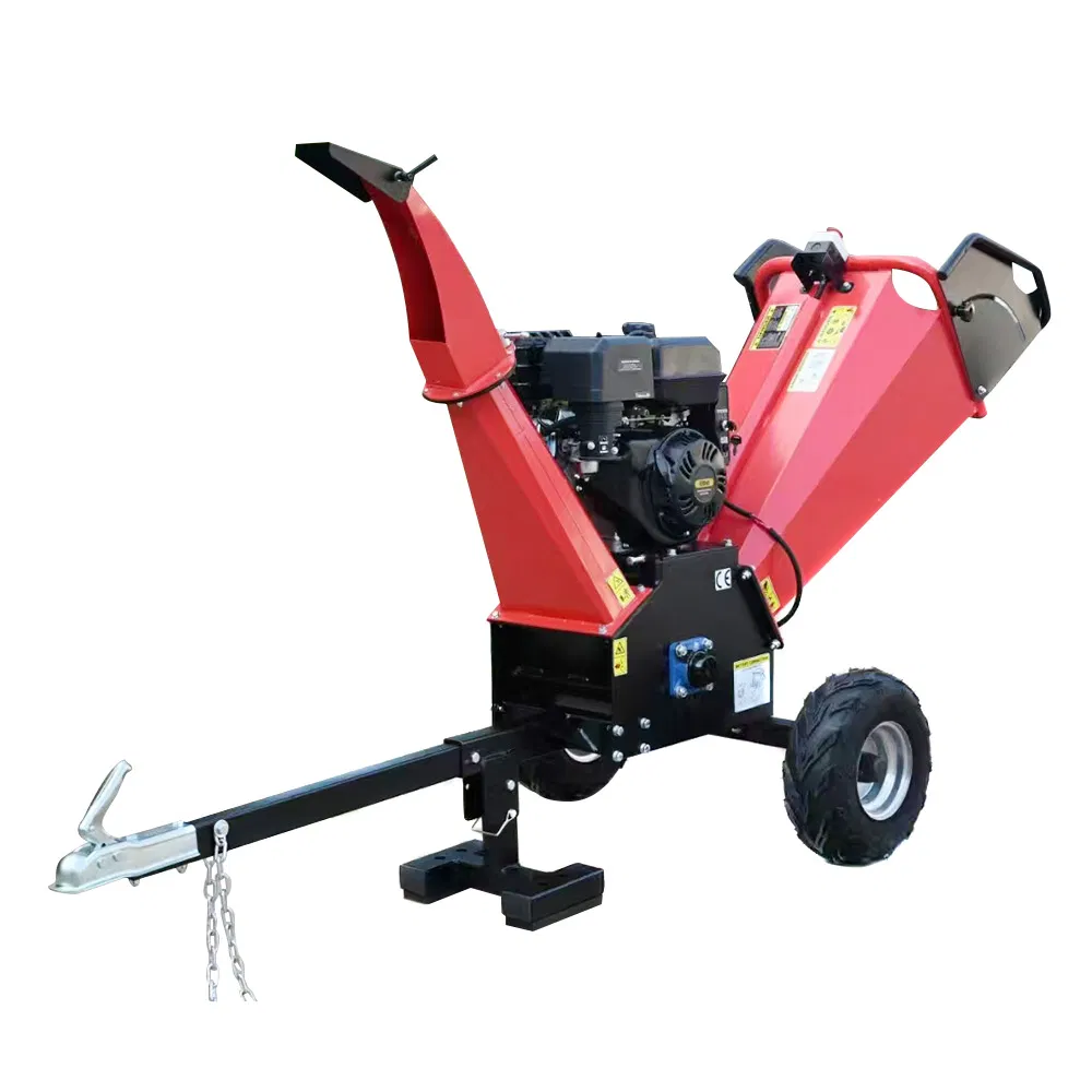 Бензиновый измельчитель древесины 15 л.с. с барабаном 12 см