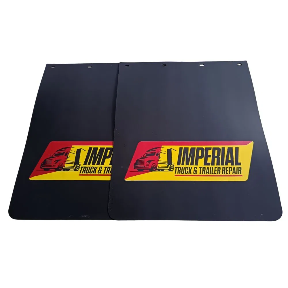 Custom Heavy Duty Truck Raised Mudflaps with Logo Different Sized Mudguard for Truck, Trailer
