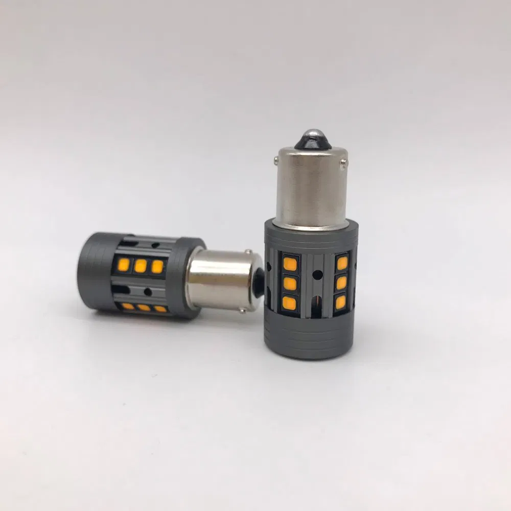 Светодиодная лампа поворотника 1156 28W Amber