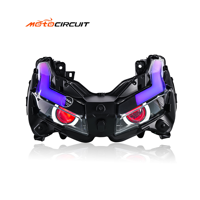 RGB фара-поворотник для мотоцикла и скутера