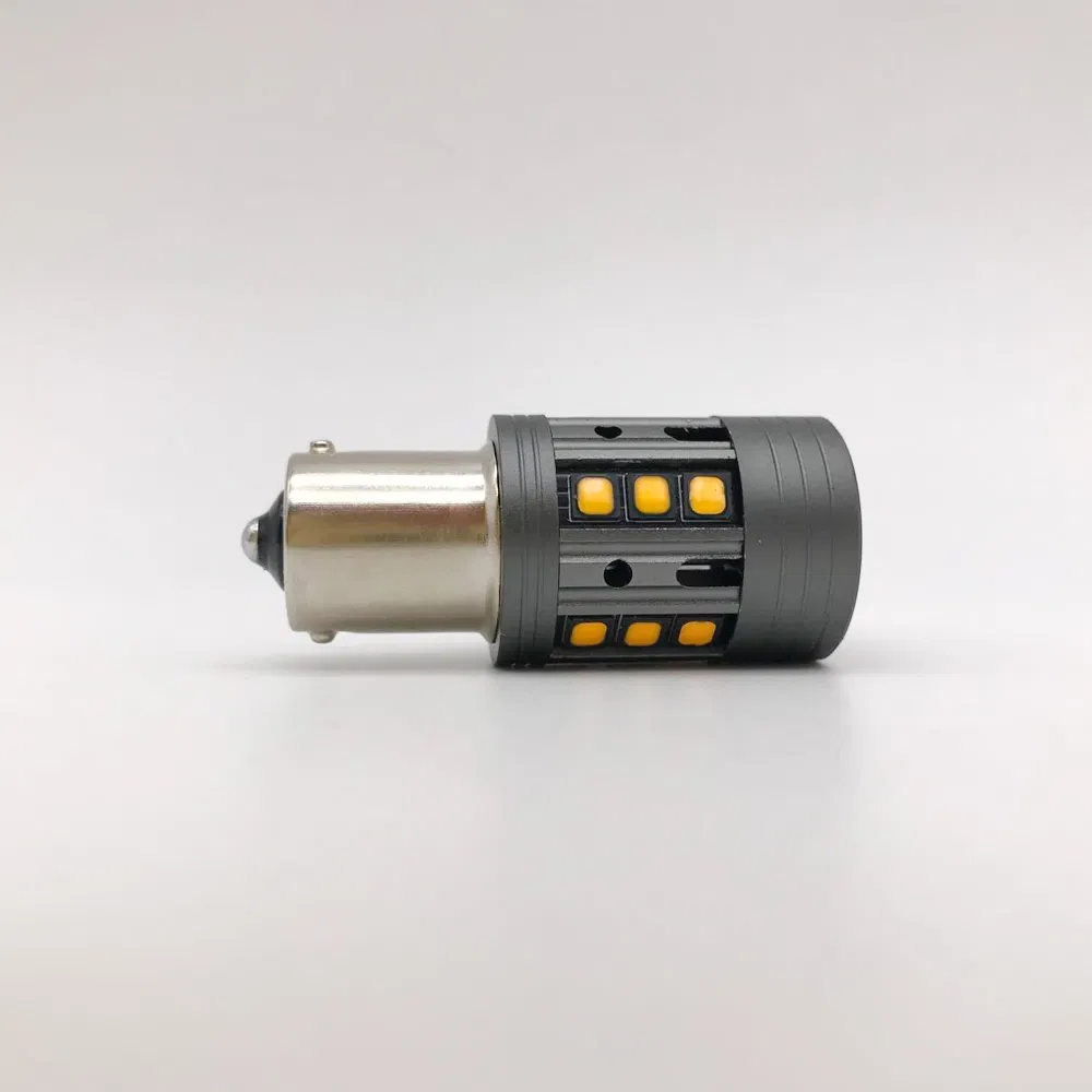 Светодиодная лампа поворотника 1156 28W Amber