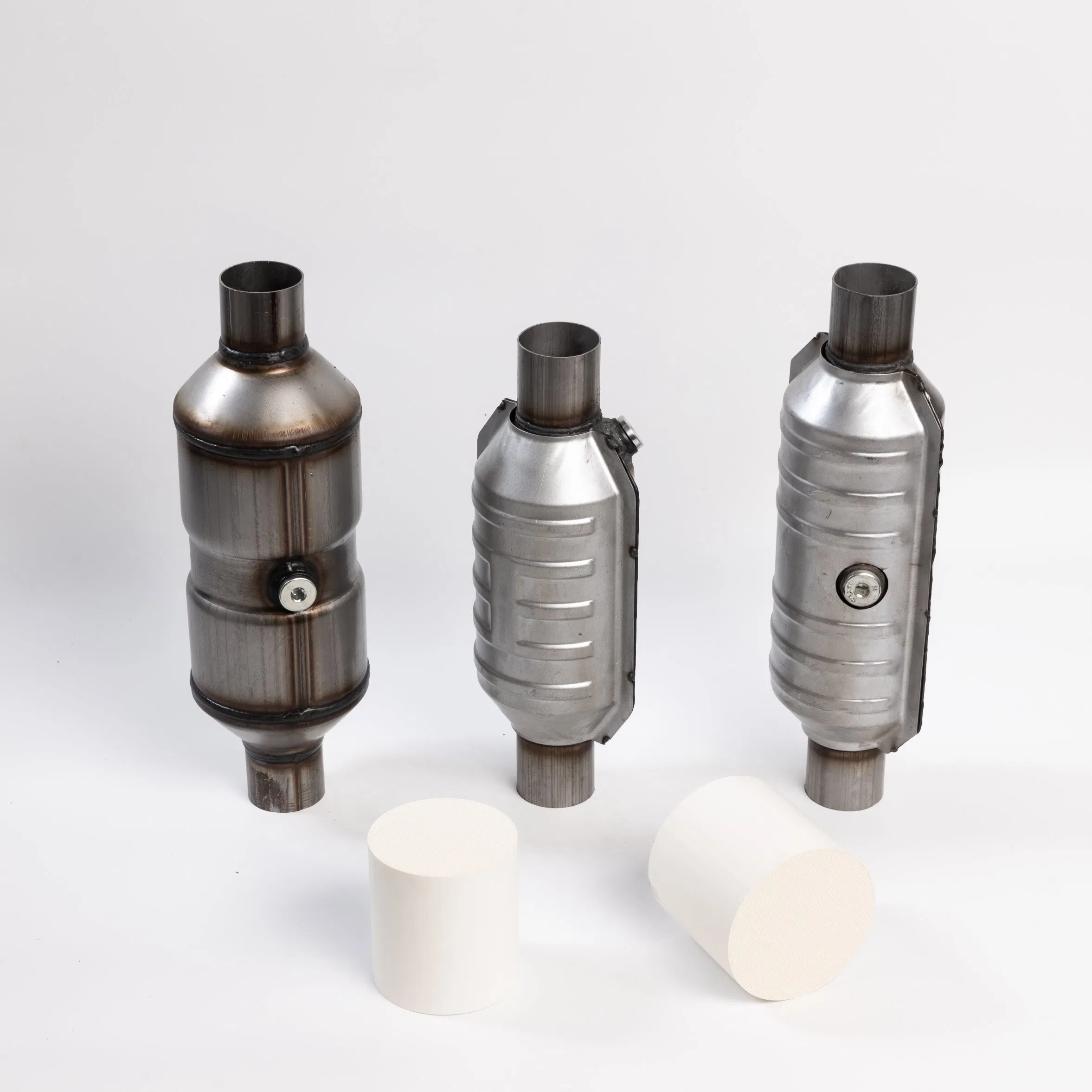 Универсальный катализатор для авто, керамический, нержавеющая сталь