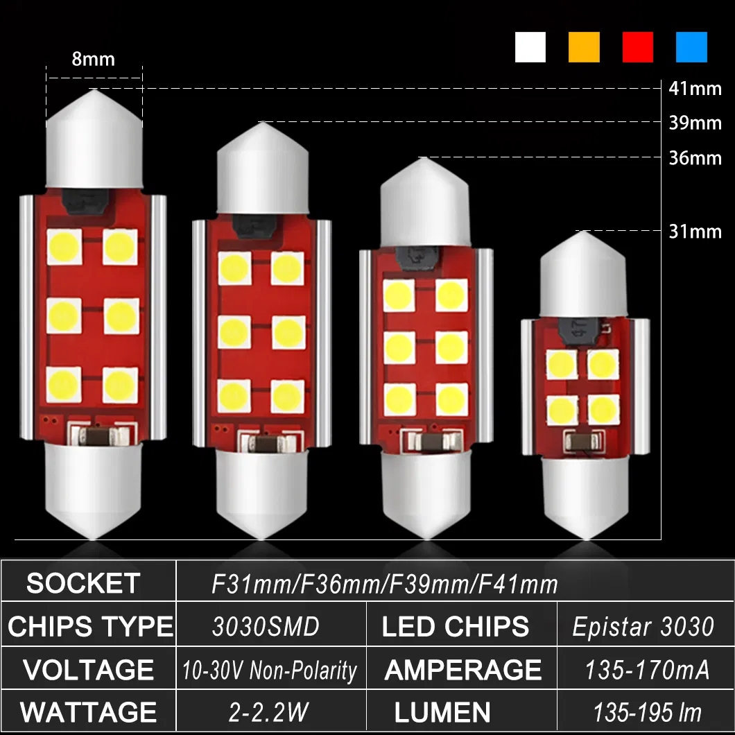 Светодиодная лампа G-View 2W W5W для авто