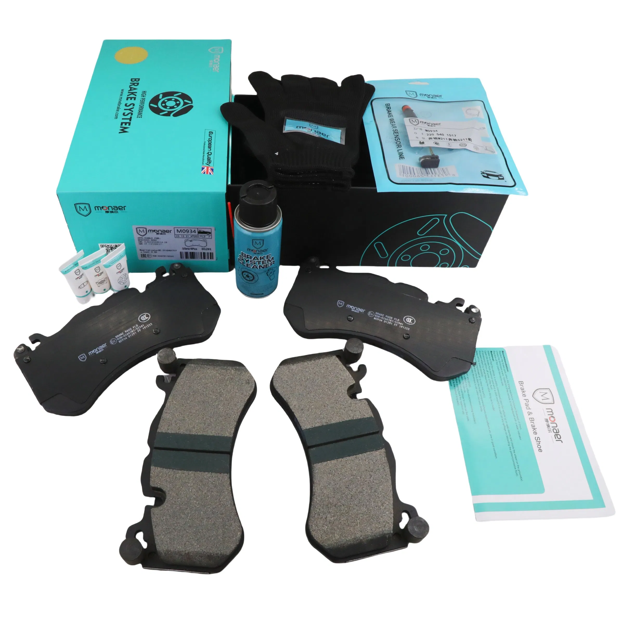 Тормозные колодки Monaer D1291 керамические для Mercedes-Benz