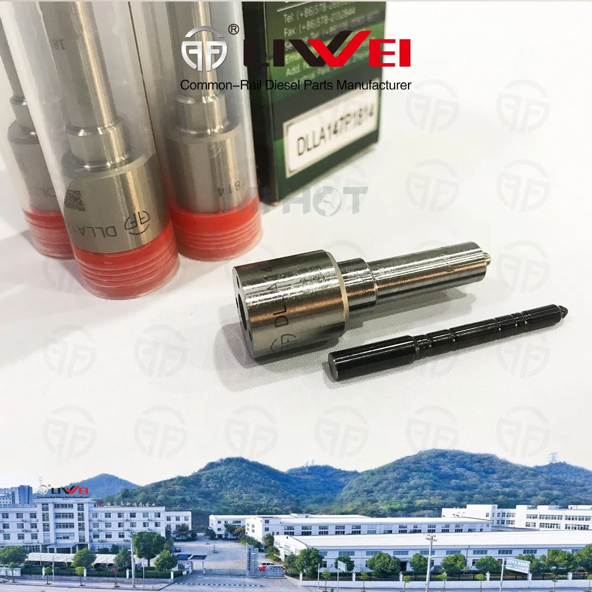 Liwei Brand Diesel Nozzle Dlla147p1814 Boc Auto Fuel System Common Rail Diesel Nozzle for Injector 0445120153