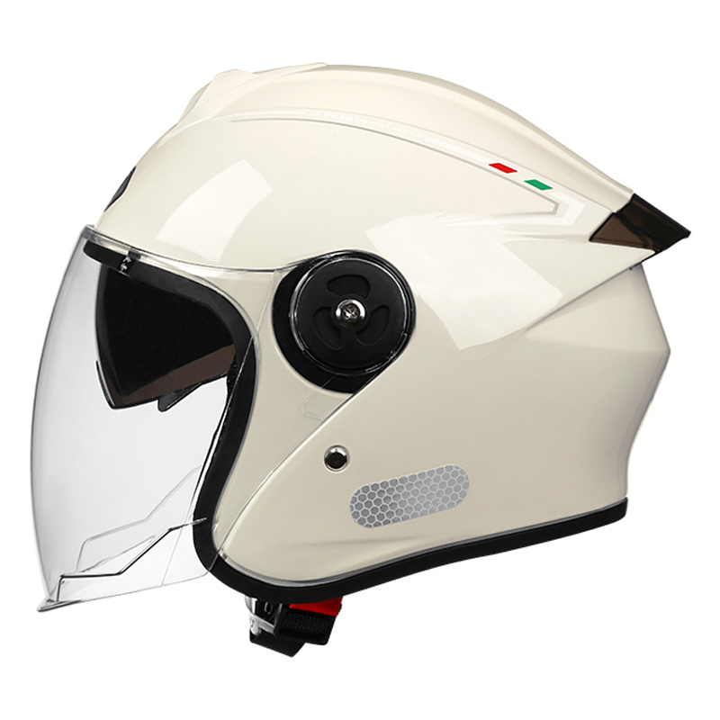 Carbon Fiber Modular Street Bike Cycling Protective DOT Certificate Safety Antiriot Half Face Helmet