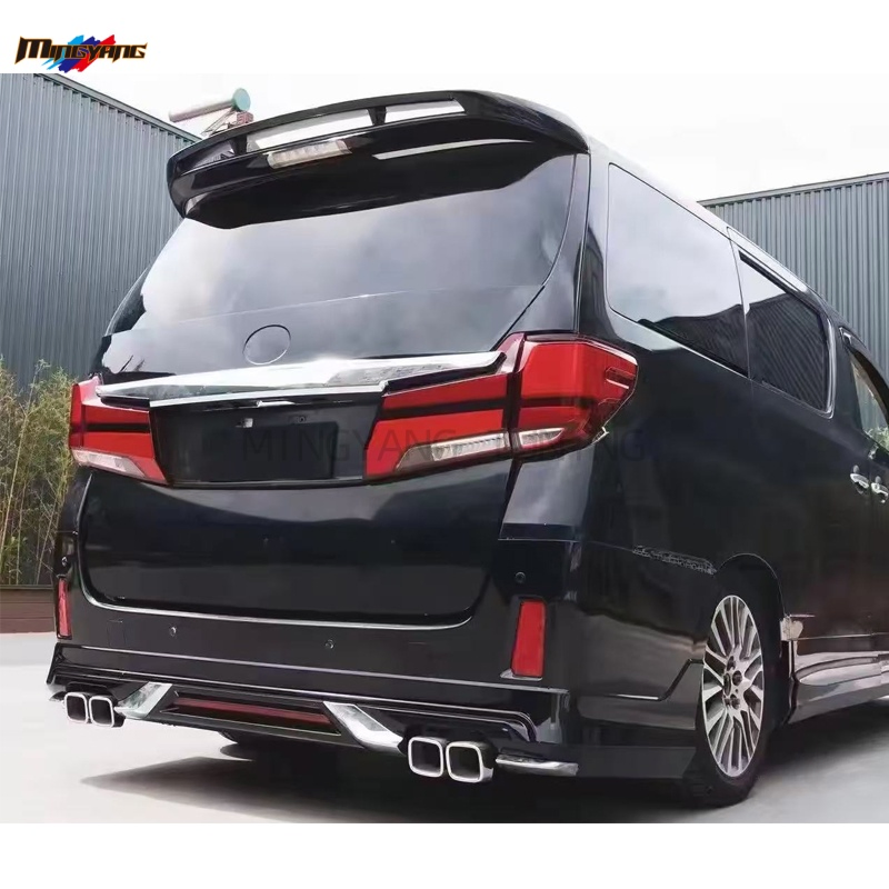 High Quality Car Bodykit Bumper Fender Hood Car Accessories for Alphard 2008-2015 20 Upgrade to 40 Simplified Style