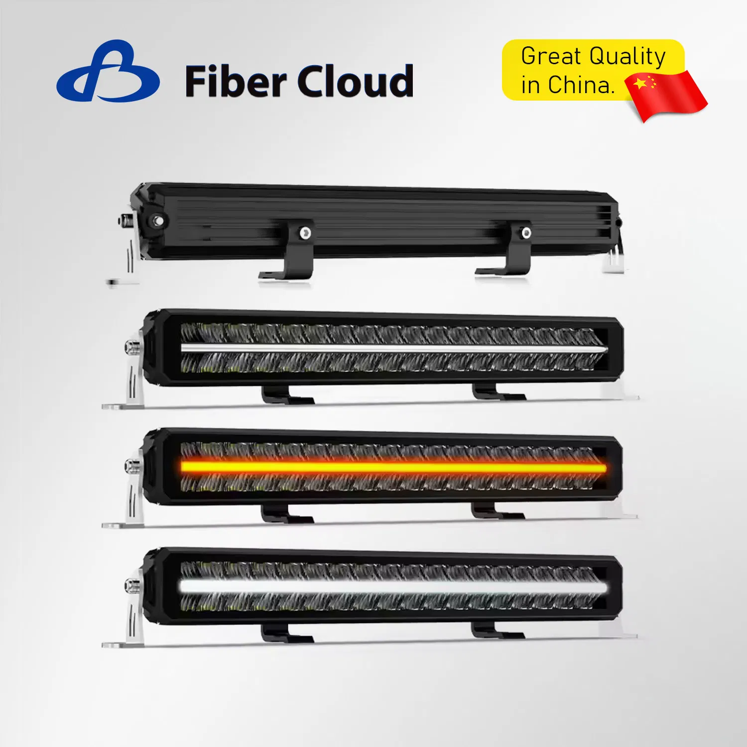 12V LED Car Spotlight Waterproof IP69K 10 Inch 50W Single Row Light