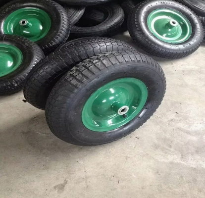 Truck Tire Wheel for Trolley Plastic Wheel 7 Inch Semi-Pneumatic Tyre for Tool Box Wheels Agricultural Vehicle Wheel
