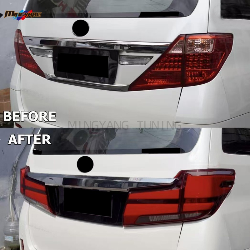 High Quality Car Bodykit Bumper Fender Hood Car Accessories for Alphard 2008-2015 20 Upgrade to 40 Simplified Style