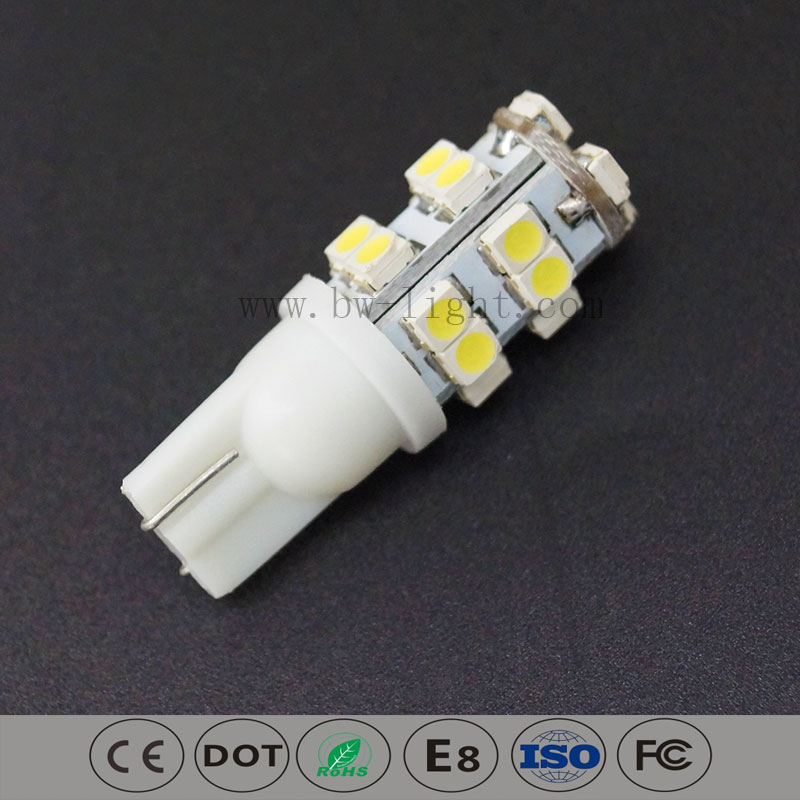 Светодиодная лампа T10 SMD для авто (T10-WG-020Z3528)