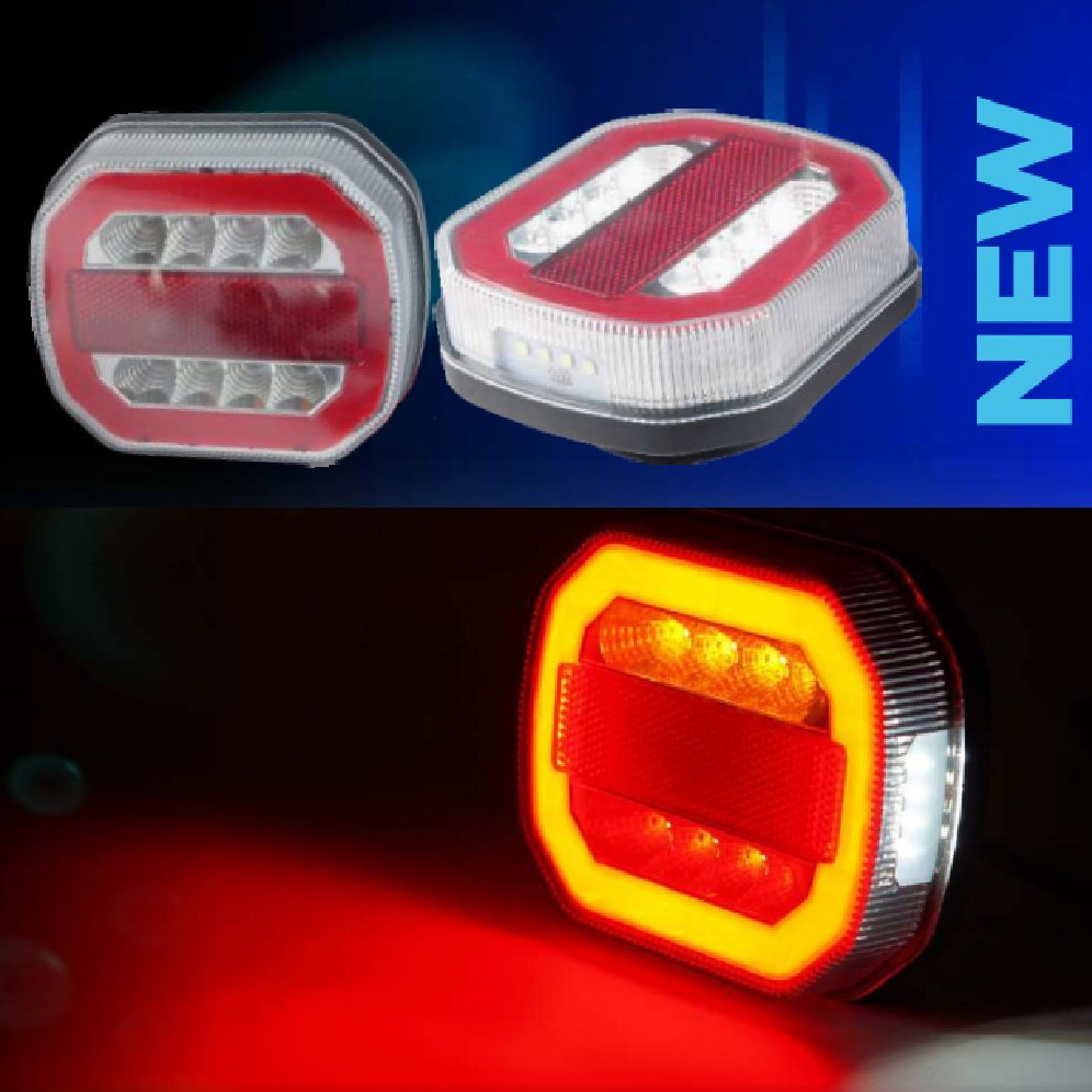 Светодиодный фонарь для прицепа 4WD, левый/правый