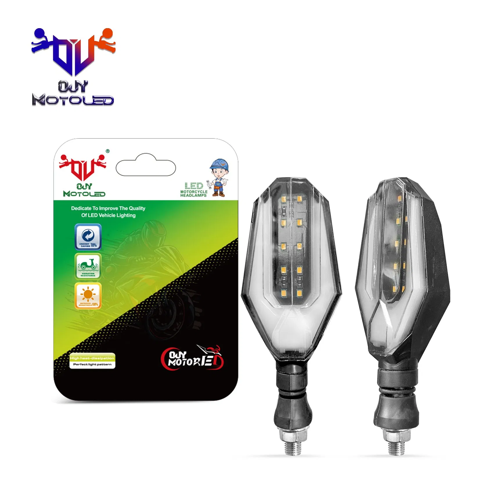 Универсальные светодиодные поворотники для мотоцикла