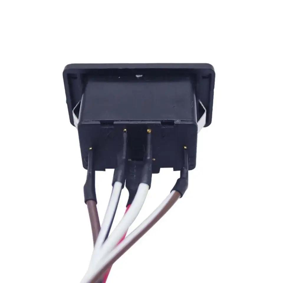 Выключатель стеклоподъемника 5 Pin универсальный с проводкой